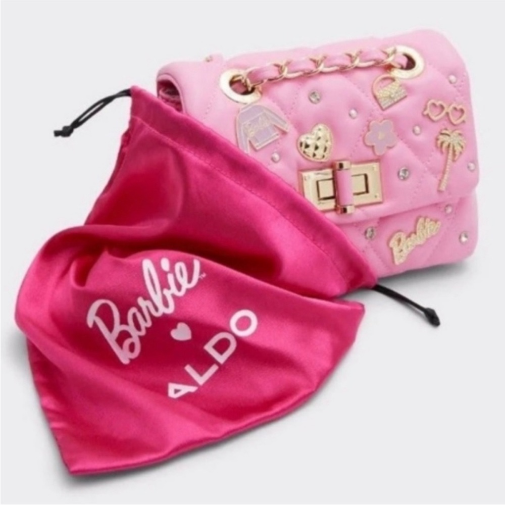 Barbie Quilted Charm Handbag Crossbody, Barbie Aldo Crossbody - Picture 11 of 15